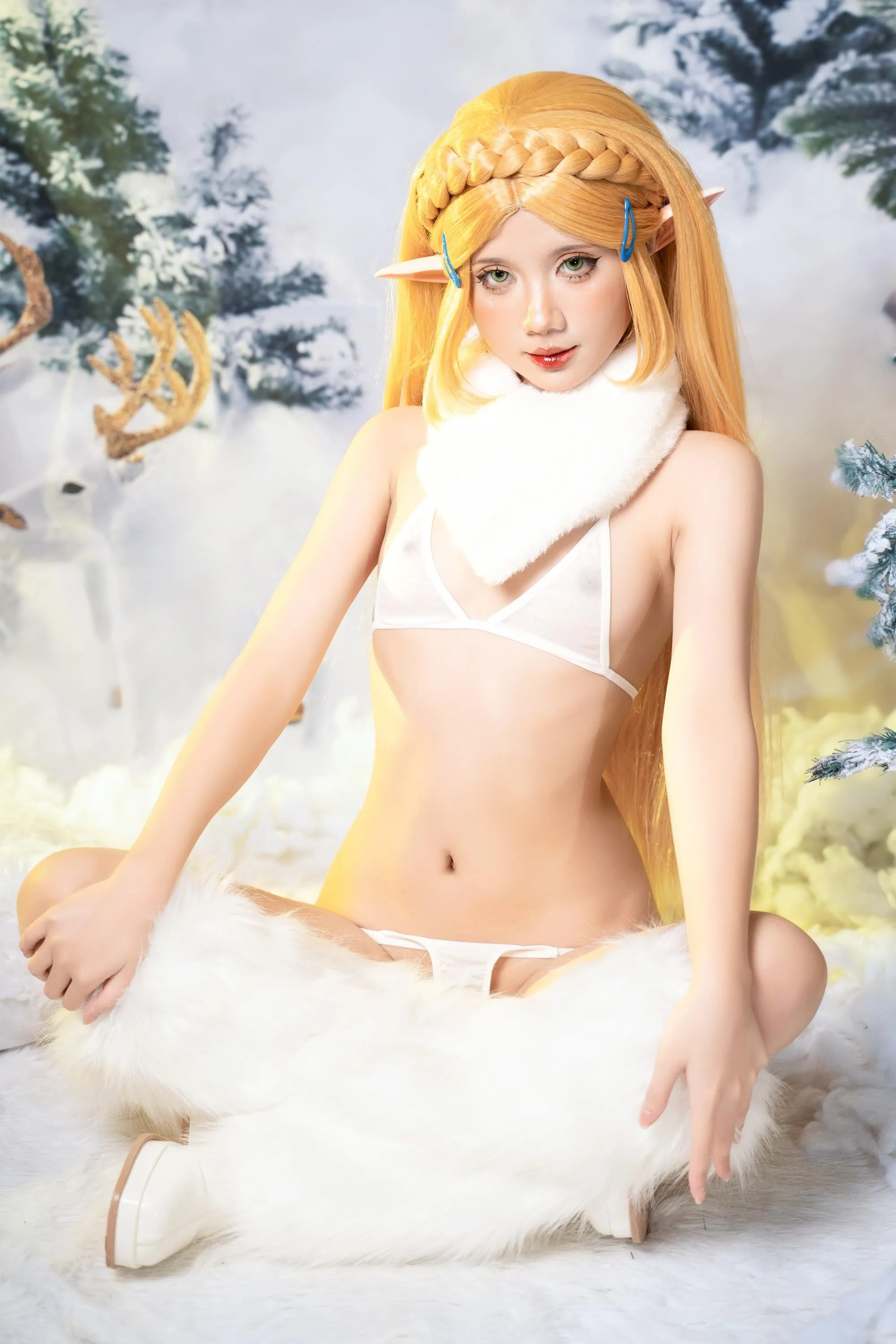 PoppaChan – NO.033 Zelda Winter Outfit [40P]插图2